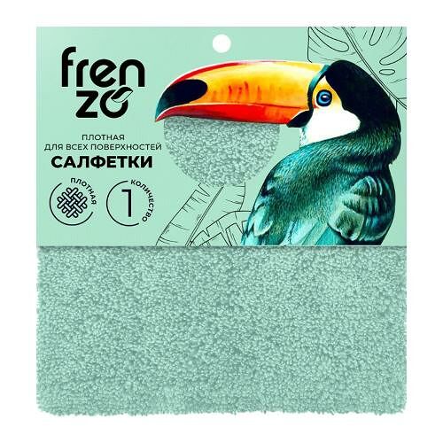 Салфетка для уборки Frenzo Toucan плотная 30 см 1 шт.