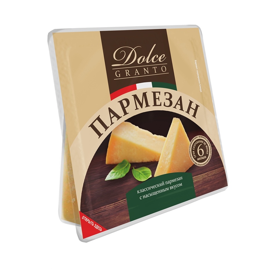 

Сыр Dolce Granto Пармезан твердый 40% 200 г