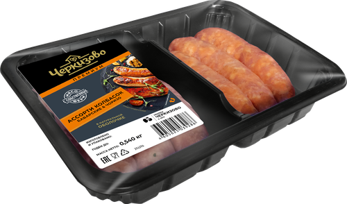 

Ассорти колбасок Черкизово Баварские и Чоризо охлажденные 540 г