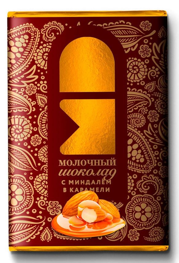 

Шоколад молочный Монетный Двор с миндалем в карамели 12 г