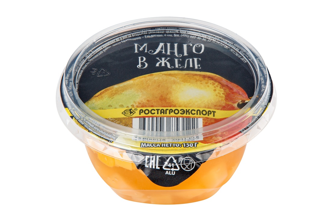 

Манго Ростагроэкспорт в желе 150 г