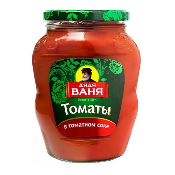 Томаты Дядя Ваня 680г неочищенные в т/с ст/б