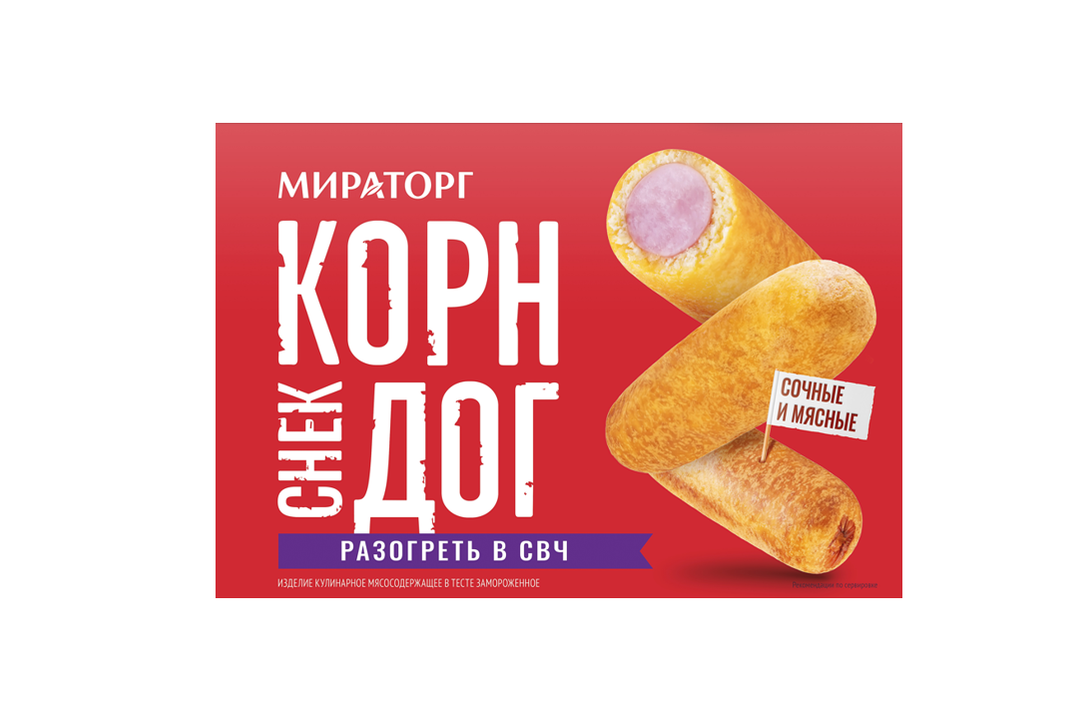 

Снек Мираторг Корн Дог 250 г