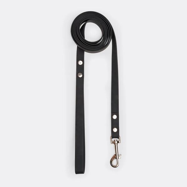 Поводок Rungo из биотана, 15мм, длина 2м, матовый, черный