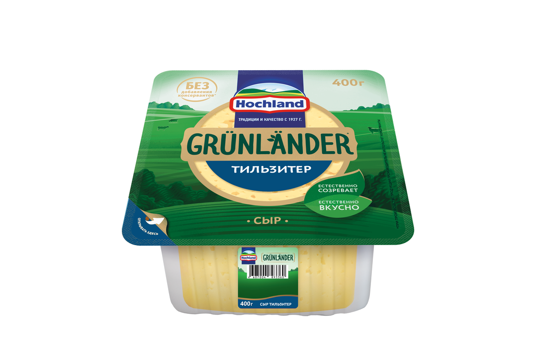 

Сыр полутвердый Hochland Тильзитер 45% БЗМЖ 400 г