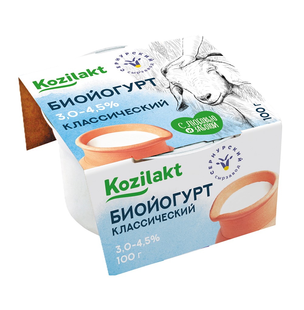 

Биойогурт Kozilakt из козьего молока 3-4.5% 100 г