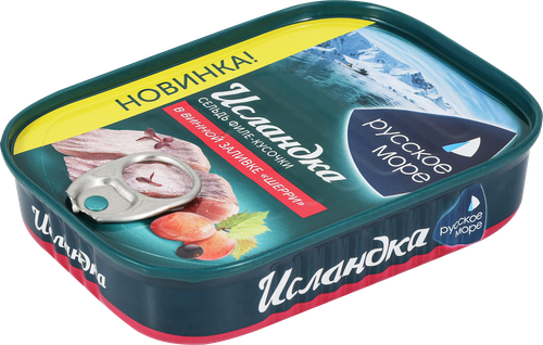 

Сельдь Русское Море Исландка филе-кусочки в винной заливке Шерри 115 г