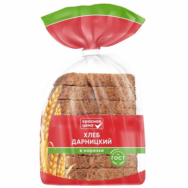 Хлеб Красная Цена Дарницкий нарезка 325 г