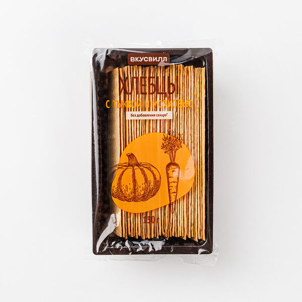 Хлебцы с тыквой и морковью