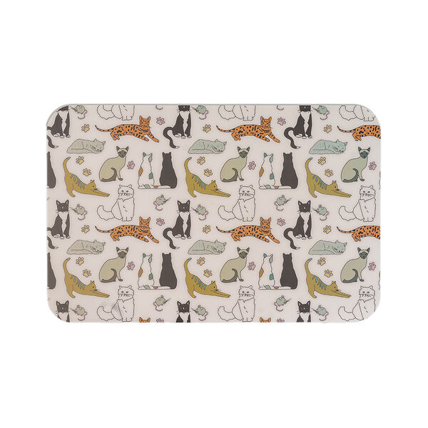 Коврик под миску Petmax Кошки-Мышки для кошек и собак 43x28 см