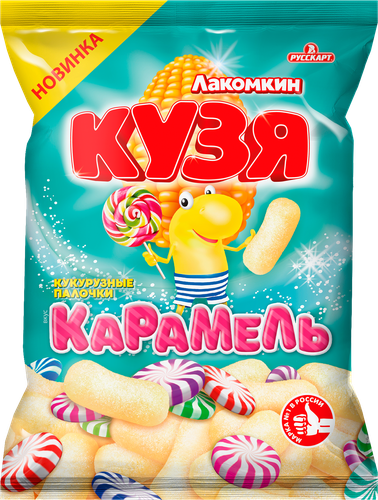 

Палочки Кузя Лакомкин со вкусом карамели кукурузные 100 г