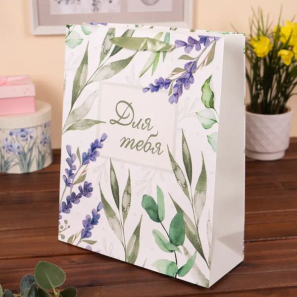 Пакет подарочный, Party, 26х10х32 см, в ассортименте