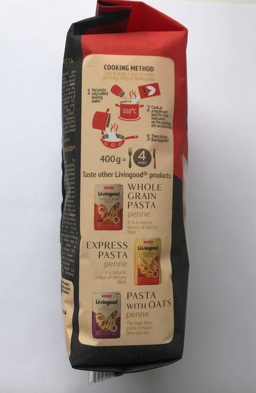 

Макаронные изделия Livingood Energy Pasta Penne Makfa 400 г