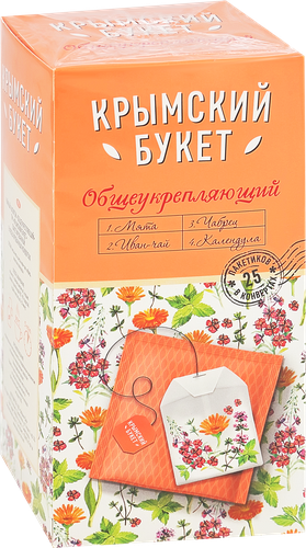 

Напиток чайный Крымский Букет Общеукрепляющий 25 пакетов x 1.5 г