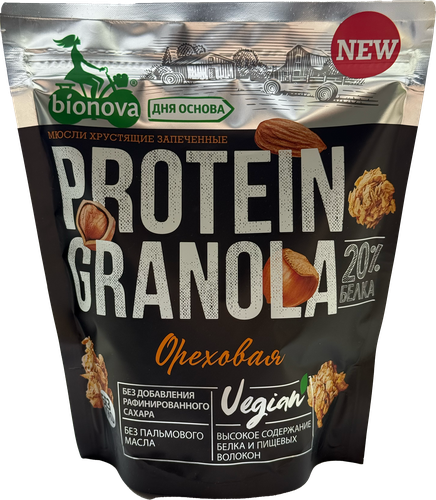 

Гранола протеиновая Bionova Ореховая 280 г