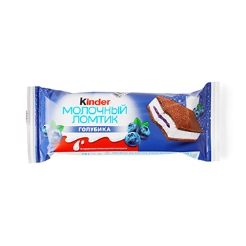 

Пирожное Kinder Молочный ломтик с голубикой 28 г