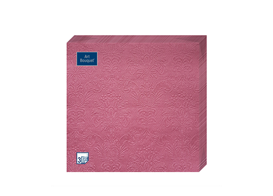 

Салфетки Art Bouquet Розовый палевый Барокко 33х33см, 3сл. 16шт., Россия