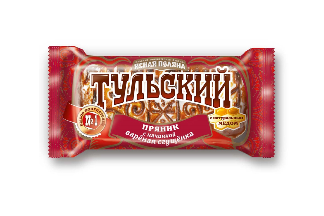 

Пряник тульский Ясная Поляна вареная сгущенка 130 г