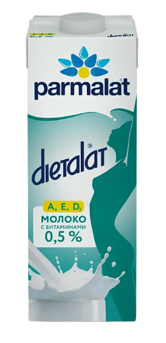 Молоко Parmalat Natura Premium Dietalat ультрапастеризованное 0.5% 1 л