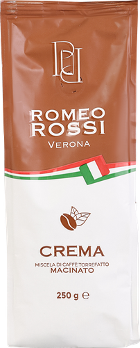 Кофе молотый ROMEO ROSSI Crema натуральный жареный, 250 г