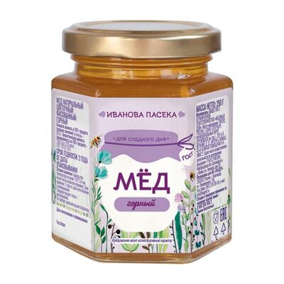 Мёд Иванова Пасека горный, 250 г