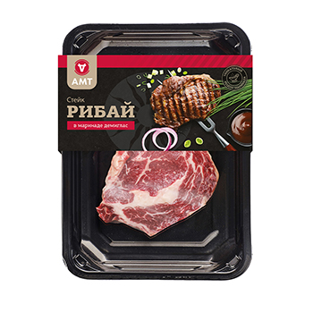 

Стейк Рибай из говядины в маринаде «Демиглас», 250 г, Россия
