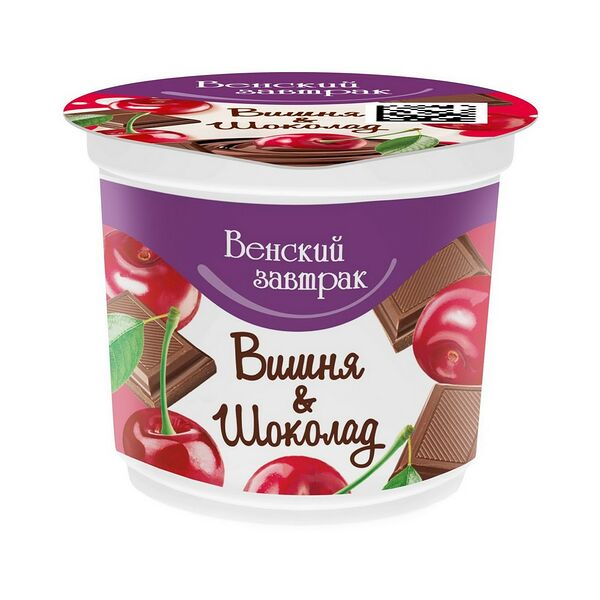 Десерт творожный Венский завтрак с нап вишня и шоколад 4% 150г