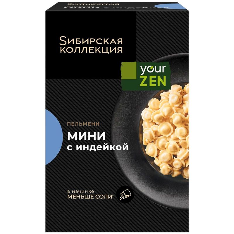 

Пельмени Сибирская коллекция Мини с индейкой замороженные 500 г