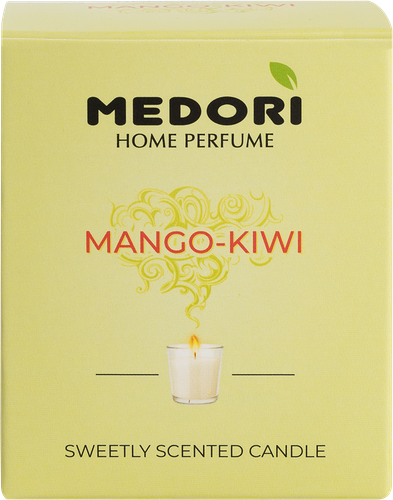 Ароматическая свеча Medori Mango & Kiwi 70 мл