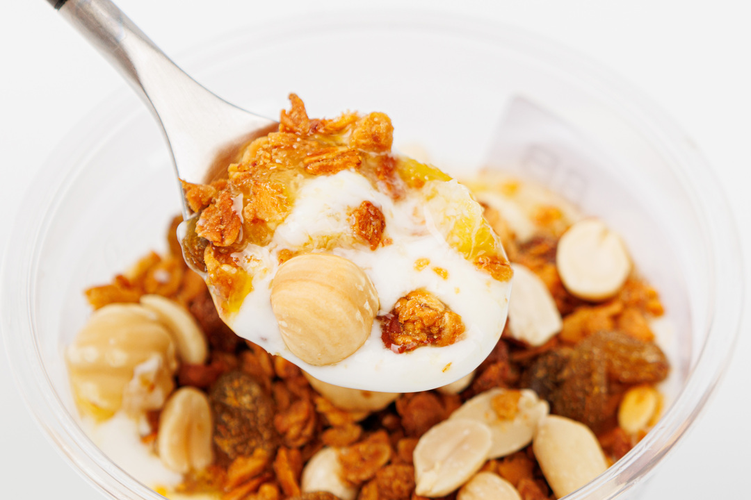 

Йогурт ВкусВилл с апельсиновым конфитюром и мюсли 190 г