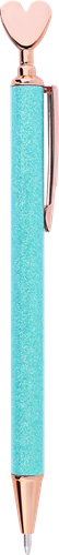 

Ручка шариковая Крок&Дилли Сердце, автоматическая, синий, в ассортименте