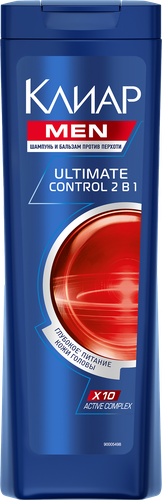 

Шампунь для волос Clear Men Ultimate Control 2 в 1 400 мл