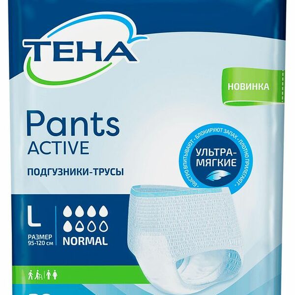 Подгузники-трусы Tena Pants Active Normal для взрослых размер L 30 шт.