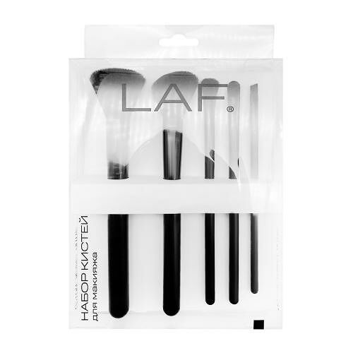Набор кистей для макияжа Laf Black 5 шт.