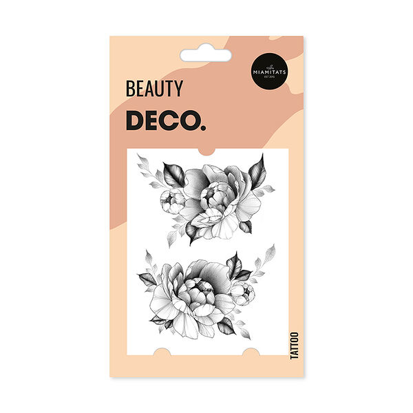 Татуировка для тела Deco Ubeyko by Miami tattoos Flower