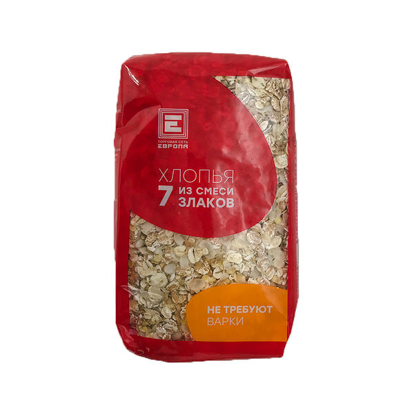 Хлопья Европа 7 злаков 400г