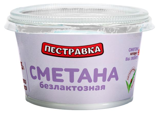 

Сметана Пестравка безлактозная 15% БЗМЖ 170 г