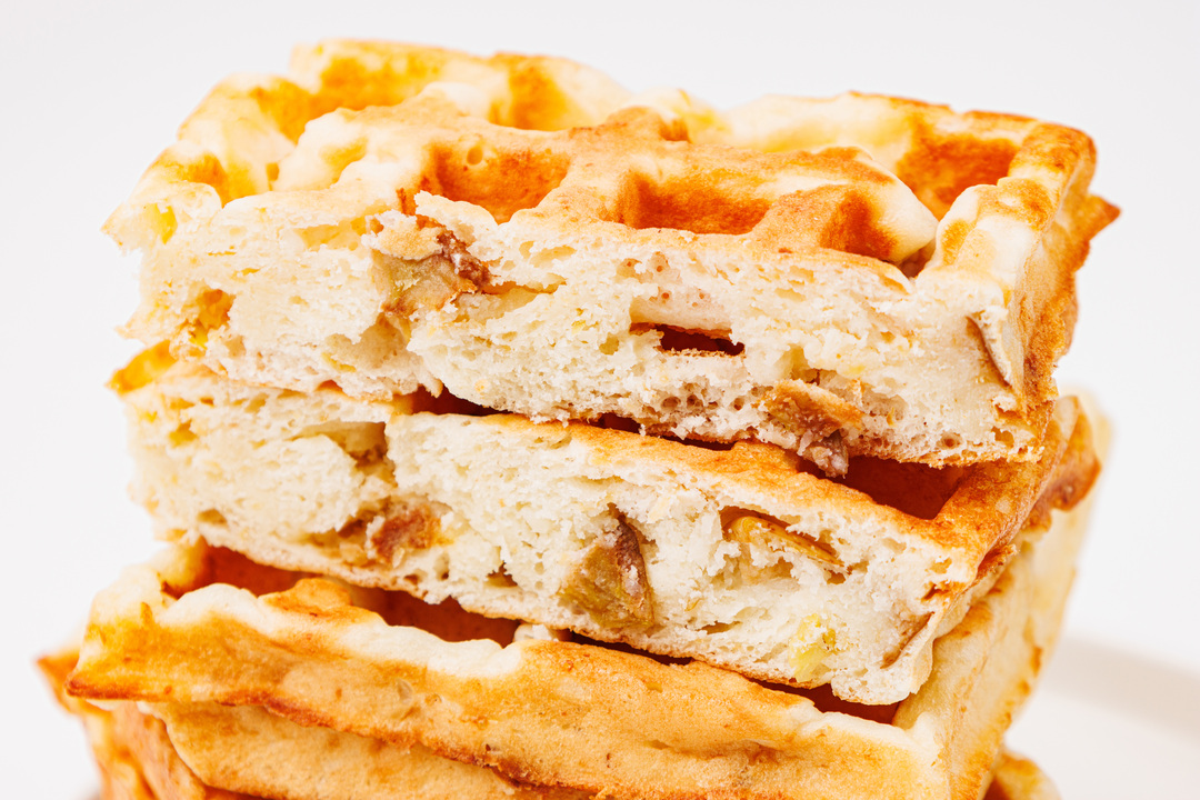 

Вафли творожные ВкусВилл с яблоком, заморозка Продукт замороженный 240 г