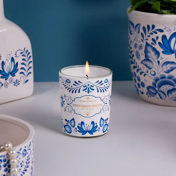 Ароматическая свеча в стакане 