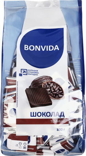 

Шоколад темный Bonvida 800 г