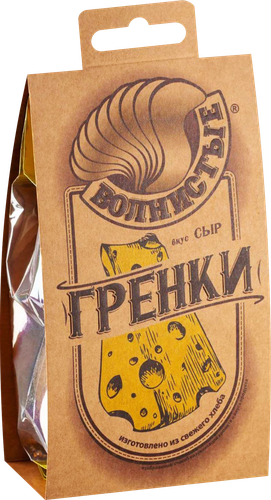 

Гренки Волнистые жареные со вкусом сыра 75 г