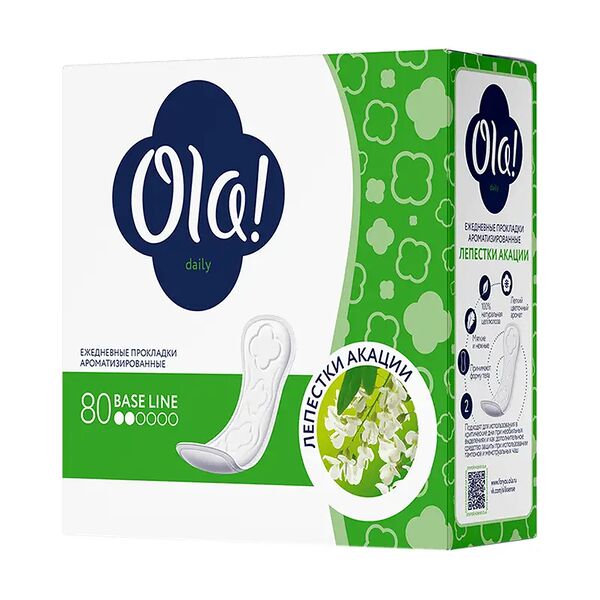 Ежедневные прокладки, Ola, 80 шт., в ассортименте
