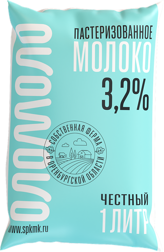 

Молоко Оломоло пастеризованное 3.2% 1 л