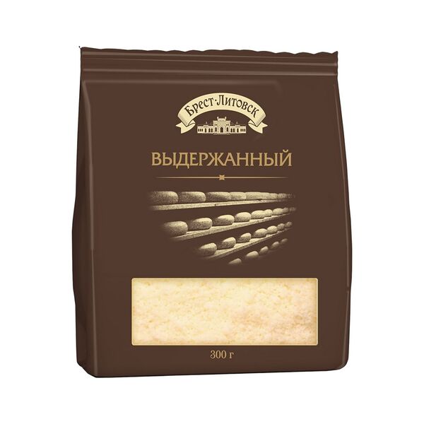 Сыр твердый Брест-Литовск выдержанный экстра тертый 45% 
