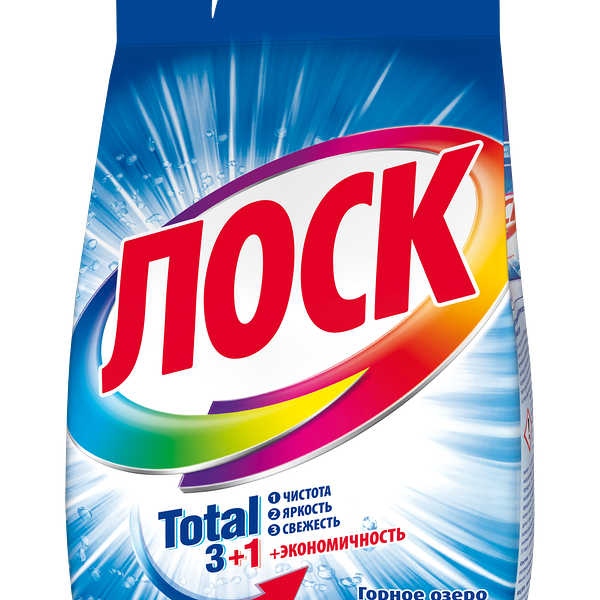 Порошок Лоск Горное Озеро для автоматической стирки 2.7 кг