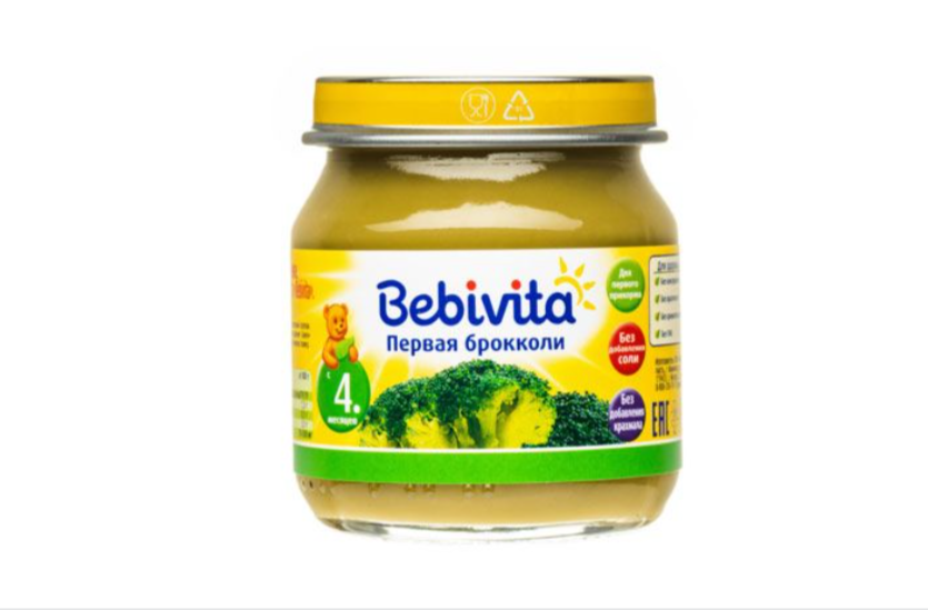 

Пюре Bebivita из брокколи с 5 месяцев 100 г