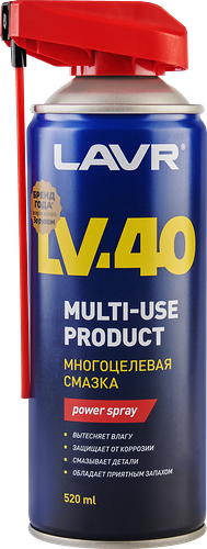 Смазка многоцелевая Lavr LV-40 520 мл