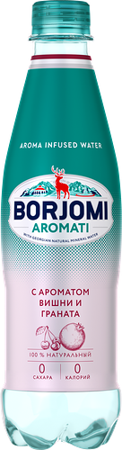 Вода Borjomi минеральная Вишня-гранат 500 мл