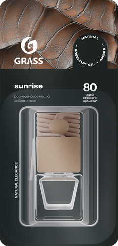 

Ароматизатор автомобильный GRASS Sunrise, жидкий, 7мл