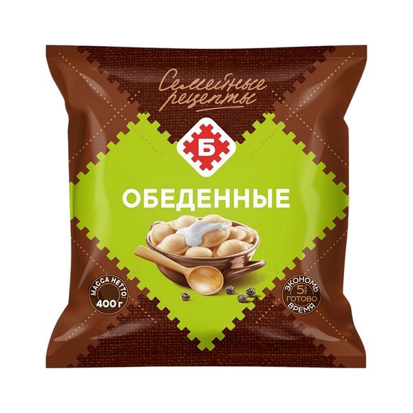 П/ф в тесте мясосод Семейные рецепты обеденные зам фас 400г Брестский МК